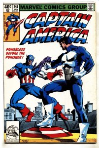 CAPTAIN AMERICA #241--comic book--1993--Game Gear reprint--MARVEL--PUNISHER