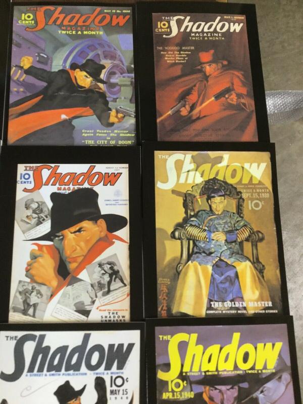 The Shadow Pulp Reprint Black Mask Online Lot Of 16 (23 Exist) Near Mint