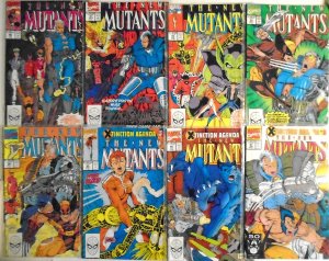 *The New Mutants v1 (1988) 90-97, 8 high grade books