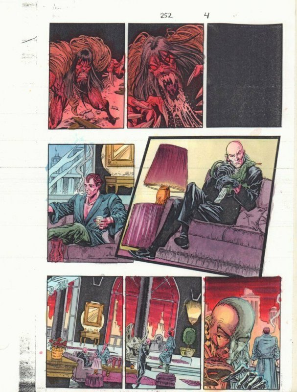 Spectacular Spider-Man #252 p.4 Color Guide Art - Kraven - by John Kalisz