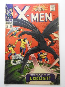 The X-Men #24 (1966) The Plague of Locust! Sharp VG Condition!