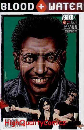 BLOOD & WATER #3, NM+, Vampires, Undead, Fangs, Vertigo, 2003