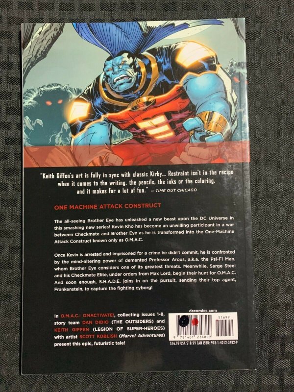 2012 OMAC Omactivate Volume 1 SC TPB VF 8.0 1st DC / Fisherman Collection