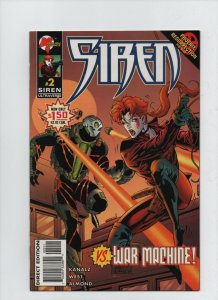 Siren #1-3 - Lot Of 3 Marvel Ultraverse Kill War Machine - (High Grade) 1995