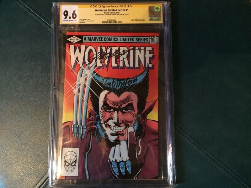 Signed CGC Wolverine Limited Series #1.Rubenstein/Claremont 9.6 #2-4 All 9.6!!!