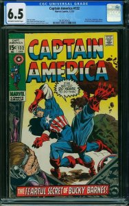 Captain America #132 (1970) CGC 6.5 FN+