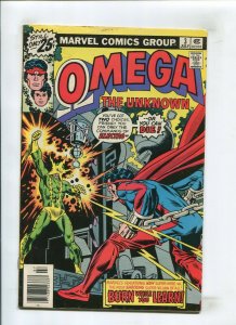 OMEGA THE UNKNOWN #3 (7.0) *FISHERMAN* BURN WHILE YOU LEARN 1976