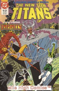 TEEN TITANS, BAXTER (NEW TEEN TITANS) (1984 Series) #38 NEWSSTAND Very Good