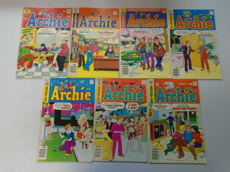 Bronze age Archie comic lot 28 different issues avg 5.0 VG FN