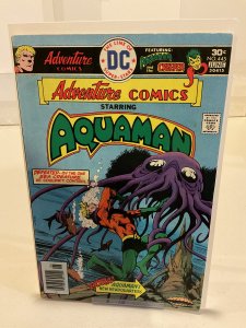 Adventure Comics #445  1976  F  Aquaman!  Mark Jewelers Insert!