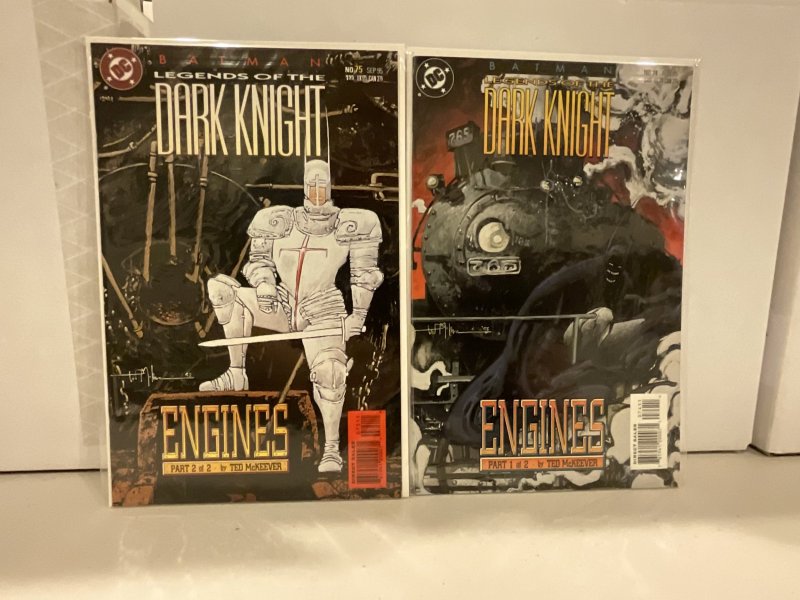 Batman: Legends of the Dark Knight 74-75  “Engines” Set  Ted McKeever!