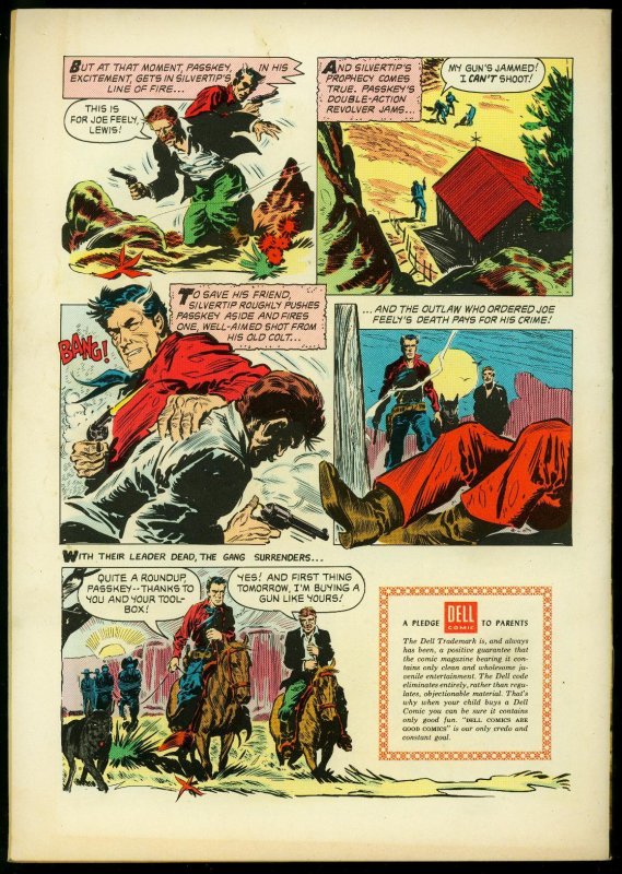 Silvertip - Four Color Comics #637 1955- Max Brand- Dell Western FN+