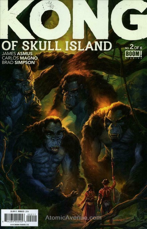 Kong of Skull Island #2 VF/NM; Boom! | save on shipping - details inside