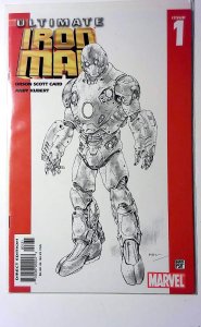 Ultimate Iron Man #1 (2005) Marvel Comics Second Print Cover Comic Book
