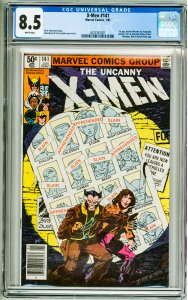 The X-Men #141 (1981) CGC 8.5! White Pages!