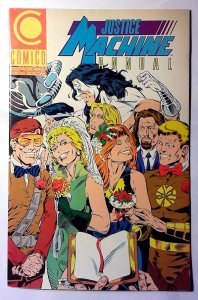 Justice Machine Annual #1 (1989) Comico Comics 1st Print Comic Book