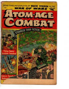 ATOMIC AGE COMBAT  2 PR-FR (1952 St John)  Flying Saucers, the works