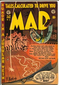 MAD  #10 1954-EC-Wally Wood-Will Elder-Kurtzman cover-Severin-Davis-GI Joe-FN-