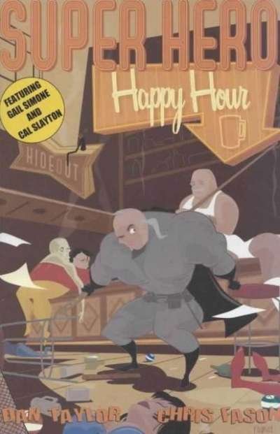 Super Hero Happy Hour #4, NM (Stock photo)