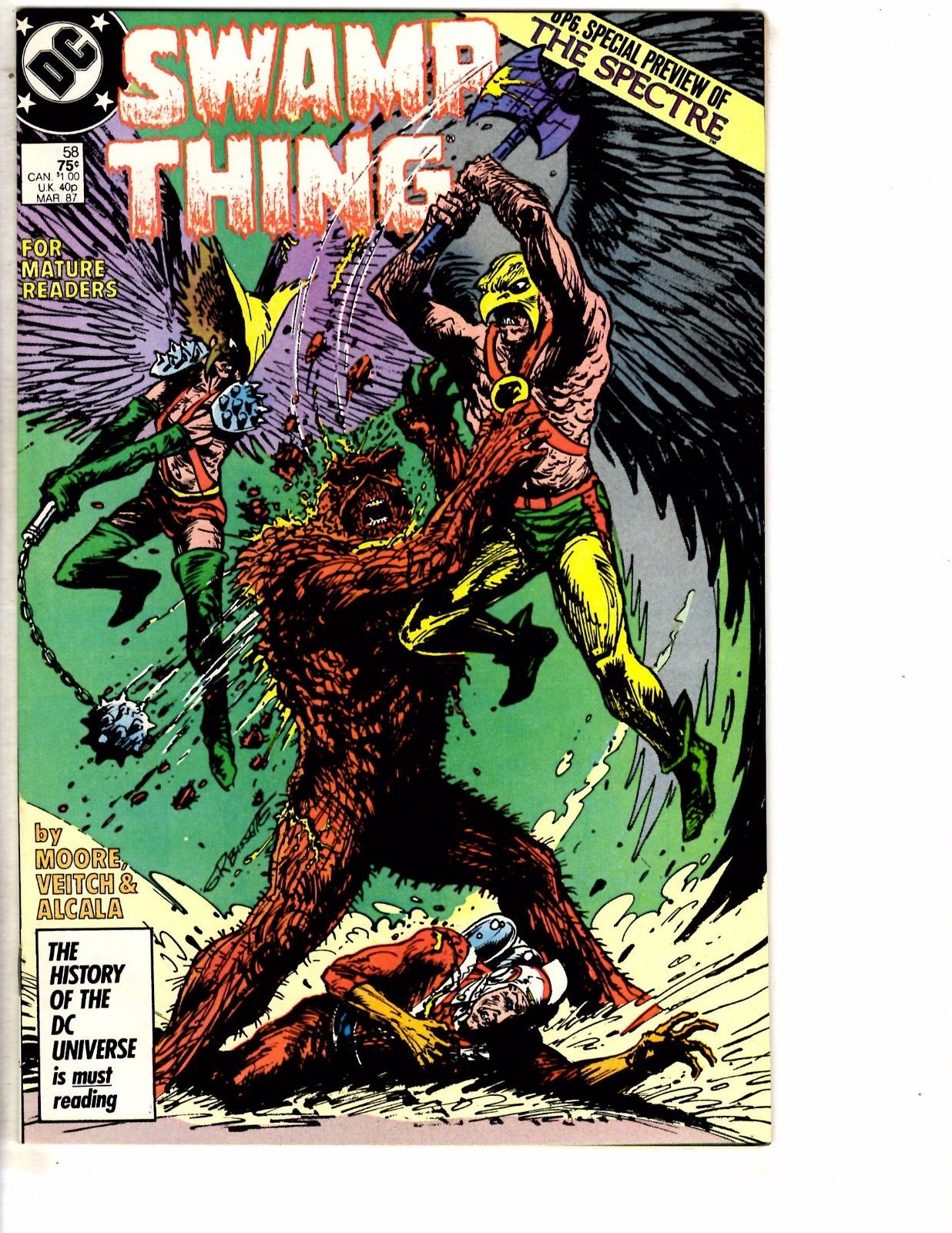 青年漫画 Swamp Thing (Alan Moore 5 issue set) Amazon.com: Saga of the Swamp Thing 5: 9781401230951: Moore
