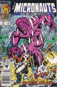 Micronauts (Vol. 2) #17 (Newsstand) VG ; Marvel | low grade comic the New Voyage