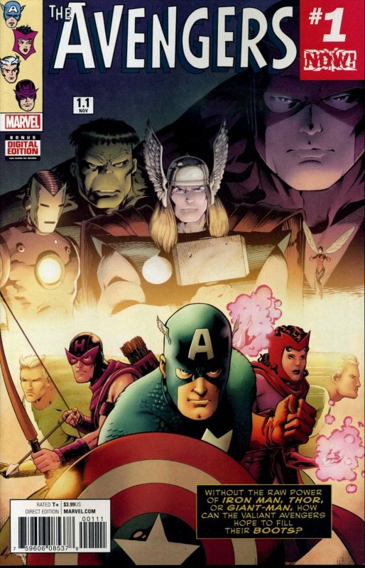 Avengers (7th Series) #1.1 VF/NM; Marvel | we combine shipping 