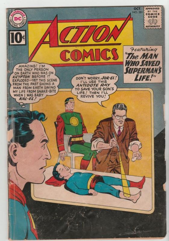 Action Comics #281 (Oct-61) VG Affordable-Grade Superman