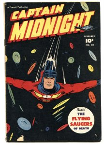 Captain Midnight #60 1947- 1st science fiction issue- Golden Age VG+