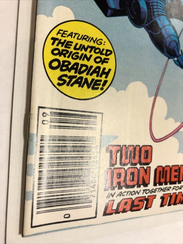 Iron Man (1985) # 198 (NM-) | Canadian Price Variant CPV | Origin Obadiah Stane