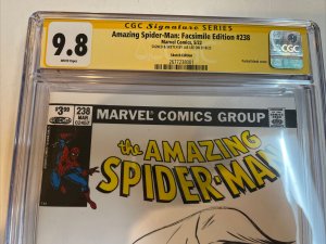 Amazing Spider-Man Facsimile (2022) # 238 (CGC 9.8 SS) Signed & Sketch Jae Lee