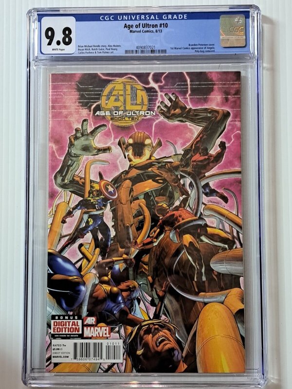 AGE OF ULTRON #10 CGC 9.8 1ST MARVEL COMICS ANGELA 