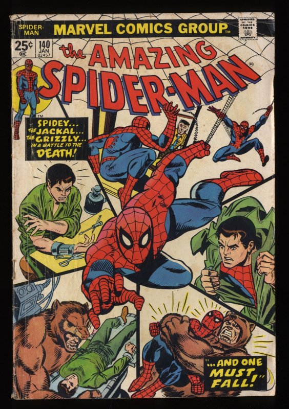 Amazing Spider-Man #140  Marvel Comics Spiderman