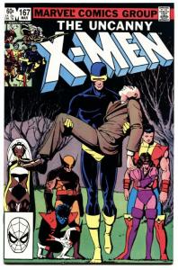 X-MEN #167-marvel comic book high grade nm wolverine
