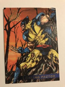 HEALING FACTOR #41 card : Marvel Annual 1995 Flair; NM/M;  base, Wolverine