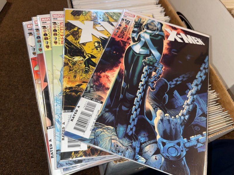 X-Men (1991) Lot - Complete Series Set w/#s 1-275, Has 1-113, 114-154, Jim Lee