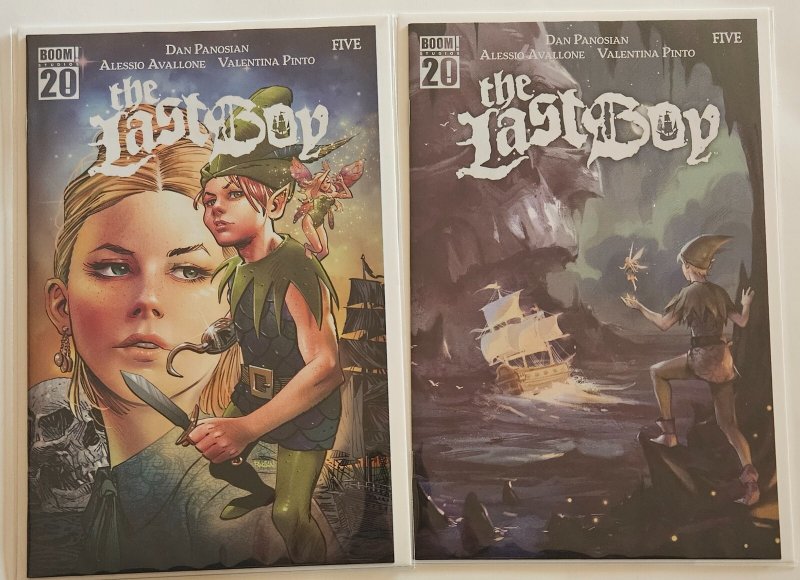 The Last Boy #1-5 Lot Panosian Peter Pan Boom! Kirkham Exclusive ltd 250