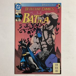 Detective Comics 664 1993 Signed by Chuck Dixon DC Comics NM near mint