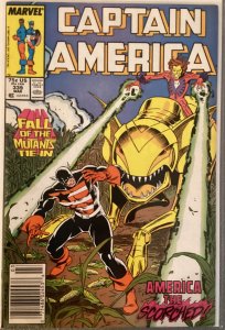 Captain America #339 Newsstand Edition (1988)