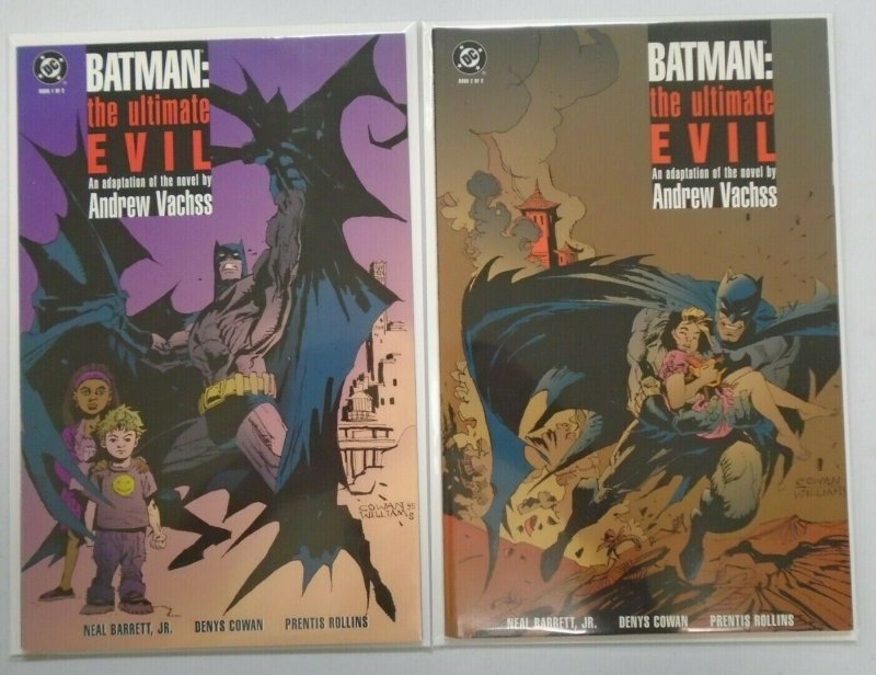 Batman the Ultimate Evil set #1+2 8.0 VF (1995)