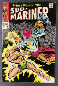 Sub-Mariner (1968) #4 FN+ (6.5) Attuma John Buscema Cover