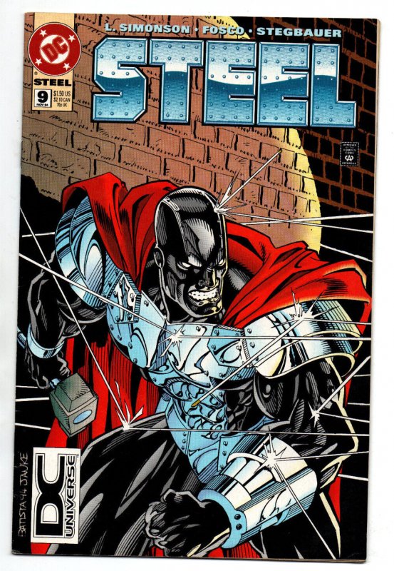 Steel #9 - DC Unverse Logo Variant - 1994 - VF/NM