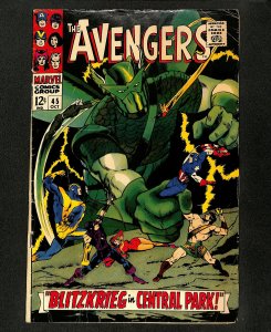 Avengers #45 Super-Adaptoid! Scarlet Witch! Captain America!