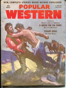 Popular Western 5/1953-Thrilling-Gerald McCann-western pulp stories-FN+