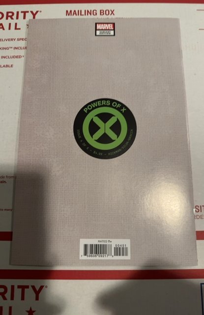 POWERS OF X 4 NM R B SILVA  VIRGIN VARIANT 1ST APP KRAKOA & ARAKKO MARVEL 2019