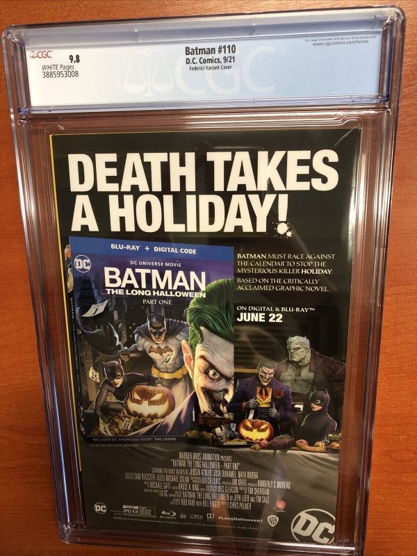 Batman #110 (CGC 9.8) (2021) Federici Variant Cover