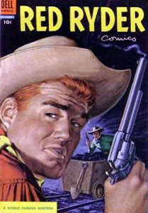 Red Ryder Comics #134 VG ; Dell | low grade comic September 1954 cowboy