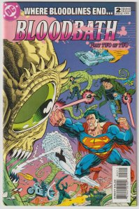 Bloodbath #2 (Dec 1993, DC), FN condition (6.0), 2nd appearance of Hitman