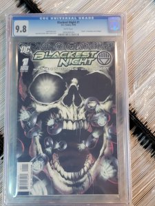 CGC 9.8 Blackest Night #1 Comic Book 2009 DC Death of Hawkman + Hawkgirl