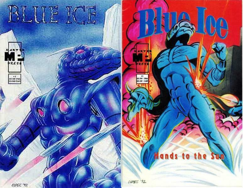 BLUE ICE (1992 MARTYR) 1-2  Sci-Fi Adventure! COMICS BOOK