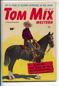 Tom Mix Western #37  1951 - Fawcett  -FN+ - Comic Book